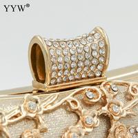 Wieczorowa kopertówka wesele kryształowe sprzęgła torebka Crossbody torby dla kobiet luksusowa łańcuszkowa torba na ramię z Rhinestone sac 2